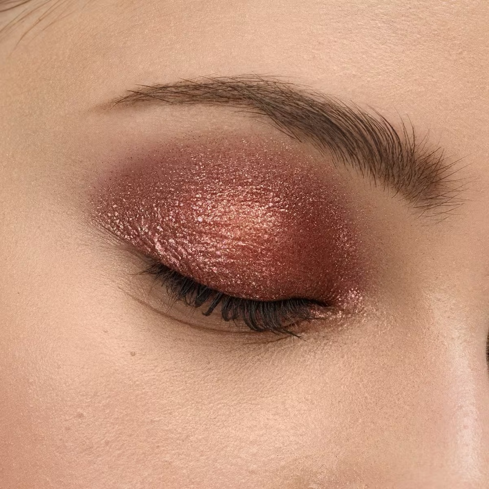 about-face Fractal Glitter Eye Paint Digital Demise (shimmering golden cinnamon)